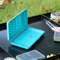 Selco Blue Double-Sided Bait Hook Storage Box Waterproof Carp Fishing Gear Tool Box for Stream Lake River Fishing Made Plastic