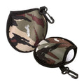 Your Logo Camouflage Neoprene Portable Pocket 2pcs Golf Ball Washer Pouch Golf Ball Cleaner Pouch