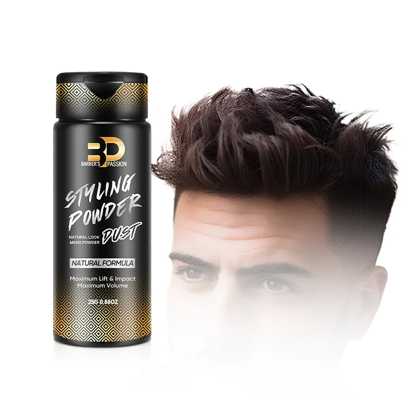 BarberPassion Custom logo Private Label Volumizing Styling Dust Volume Hair Powder Volumizer for Men Hair