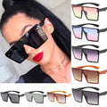 Custom Oversized Square Plastic Sunglasses for Women and Men Trendy Colorful Sun Glasses Shades MegaBDM