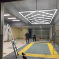 Auto Beauty Repair Honeycomb Garage Hexagonal Led Light Cars