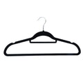 Factory Direct Cheap Black Velvet Hanger Non-Slip Flocking Design for Clothing Wardrobe Hotels Boutiques Garages
