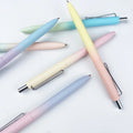 YF Creative Macaron Gel Pen 0.5mm Black Ink 0.7mm Plastic Signature Pen with Clip Student-friendly Promotions