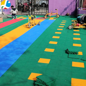 Linghan Basketball Court Waterproof Interlocking Floor Deck Diy Portable Kindergarten PP Plastic