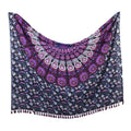 2025 New Scarf Customized Ethnic Style Fashion Cotton and Hemp Tassel Big Shawl Beach Scarf Lady's Scarf Cotton Voile Shawl