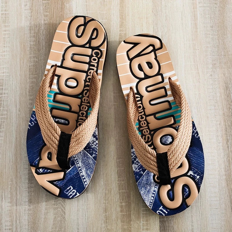The Young MEN   Hotsale Wholesale US Slippers Outdoor Slipper PVC Anti-slip Soft  Comfortable Shoes Pantuflo