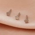 Implant Grade ASTM F136 Titanium Internally Threaded Labret Body Piercing Jewelry Parts  Accessories