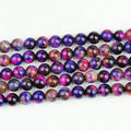 New Natural Mix Purple Blue Tiger Eye Beads Tiger's Eye Loose Bead for Jewelry Making 4mm 6mm 8mm 10mm 12mm