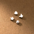 5mm 6mm 925 Sterling Silver Butterfly Beads Heart Spacer Beads Crown Beads for Jewelry Making Kit