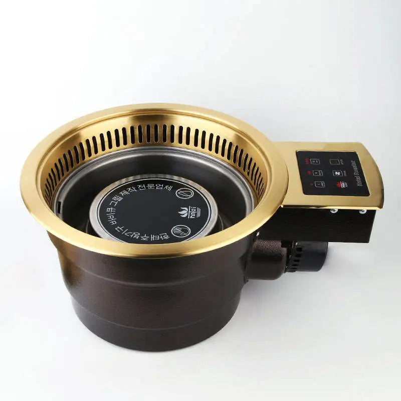 Korean Infrared Environmentally Friendly Electric Bbq Grill Commercial Restaurant Indoor Built in Table Top Bbq Electric Grills
