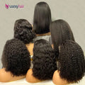 Lace Front Wigs Brazilian Virgin Human Hair Wigs Lace Frontal Short bob Wig 100% Cuticle Aligned Human Hair for Black Women