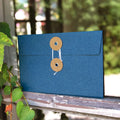 17*11.5CM Creative Retro Buckle Lining Paper Special Thick Kraft Postcard Storage Envelope Bag Kraf