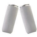 Wholesale Neoprene Sublimation Blank 12 oz Skinny Straight Beer Can Cooler Slim Can Cooler Holder