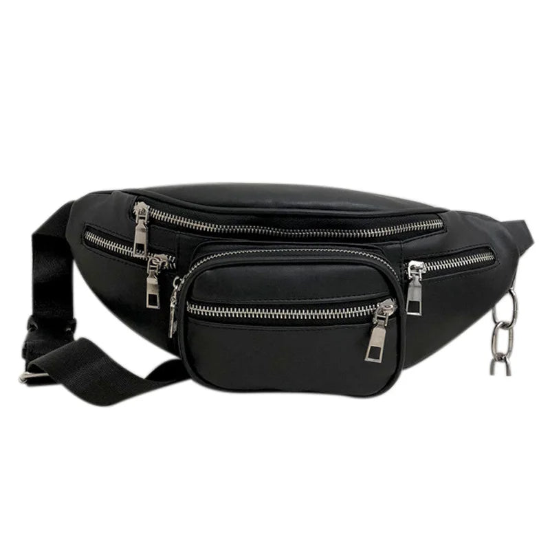 Women Shoulder Bag Leather Solid Messenger Bag Ladies Casual Zipper Shoulder Bag Female Travel Handbag