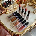 Private Label Longlasting Lip Gloss Vendor With Led Light and Mirror Matte Liquid Lipstick Wholesale Cosmetic