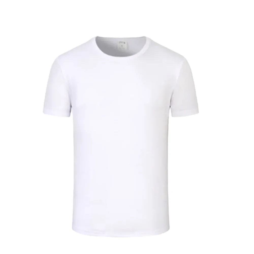 Wholesale 100% Polyester Unisex Breathable Crew Neck Short Sleeve Plain Shirt Custom Printed Quick Dry Sports Top for Training MegaBDM