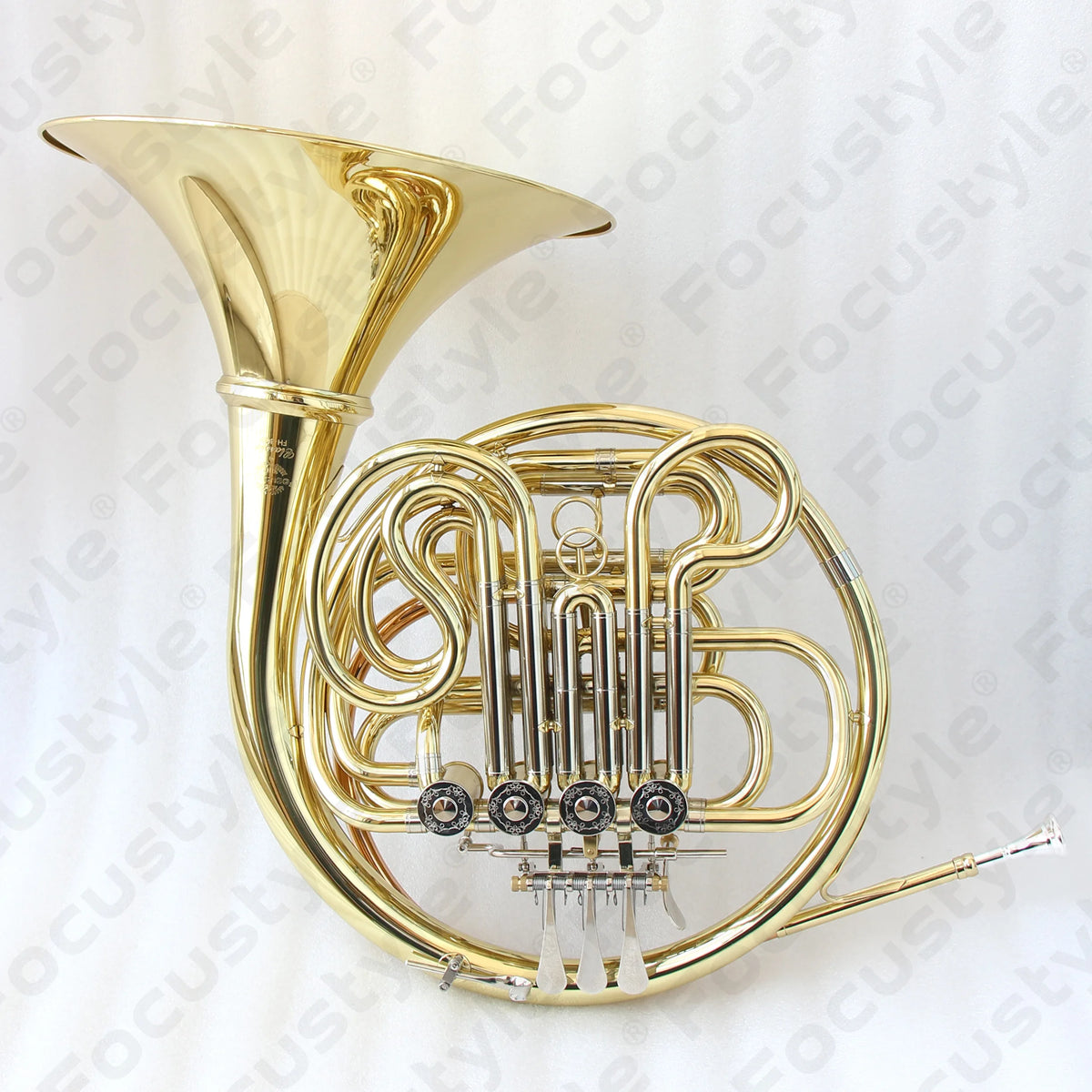 Chinese High End Brass Instruments F/Bb Tone French Horn Professional 4 Keys Detachable Double French Horn