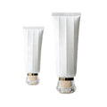 80ml/g White Squeeze Tube Bottle Octagonal Soft Crease Tube Shampoo Facial Cleanser Cosmetic Hand Cream Lotion Squeeze Tubes