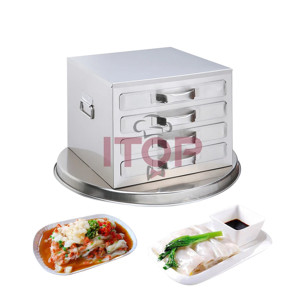 High Quality Rice Rolls Machine Rice Noodles Roll Steamer Machine for Breakfast