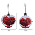 Prosub Sublimation Plasti Christmas Ornament Custom Print Photo PC Coated Pendants Ornaments Sublimation Blanks Christmas Items