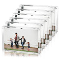 Wholesale 4x6  5x7 Clear Acrylic Magnetic Photo Frame Factory Custom Acrylic Photo Frame
