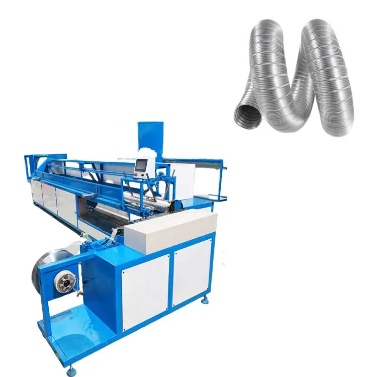 Semi Rigid Aluminum Flexible Duct Forming Machine