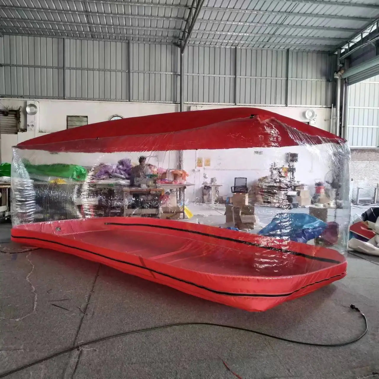 Folding Oxford Cloth Indoor Transparent PVC Inflatable Car Bubble Car Storage Tent Cover Garage for Sale
