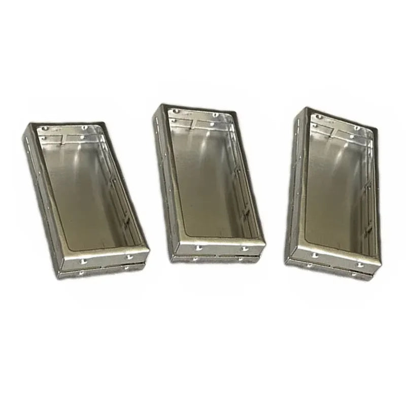 Custom Made Steel Sheet Metal Laser Cut Stamping Fabrication Control Box RF Shielding Case PCB Box Electroplated Finish ISO9001