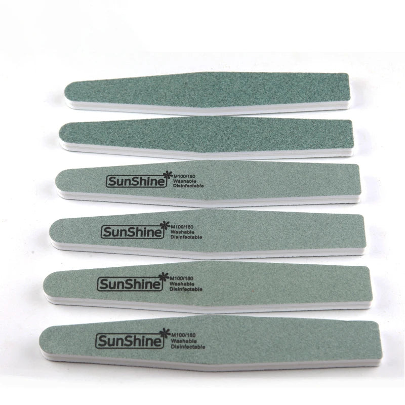 Professional Sponge Nail File Factory Price Custom Double Side Nail File 100/180  Sponge File