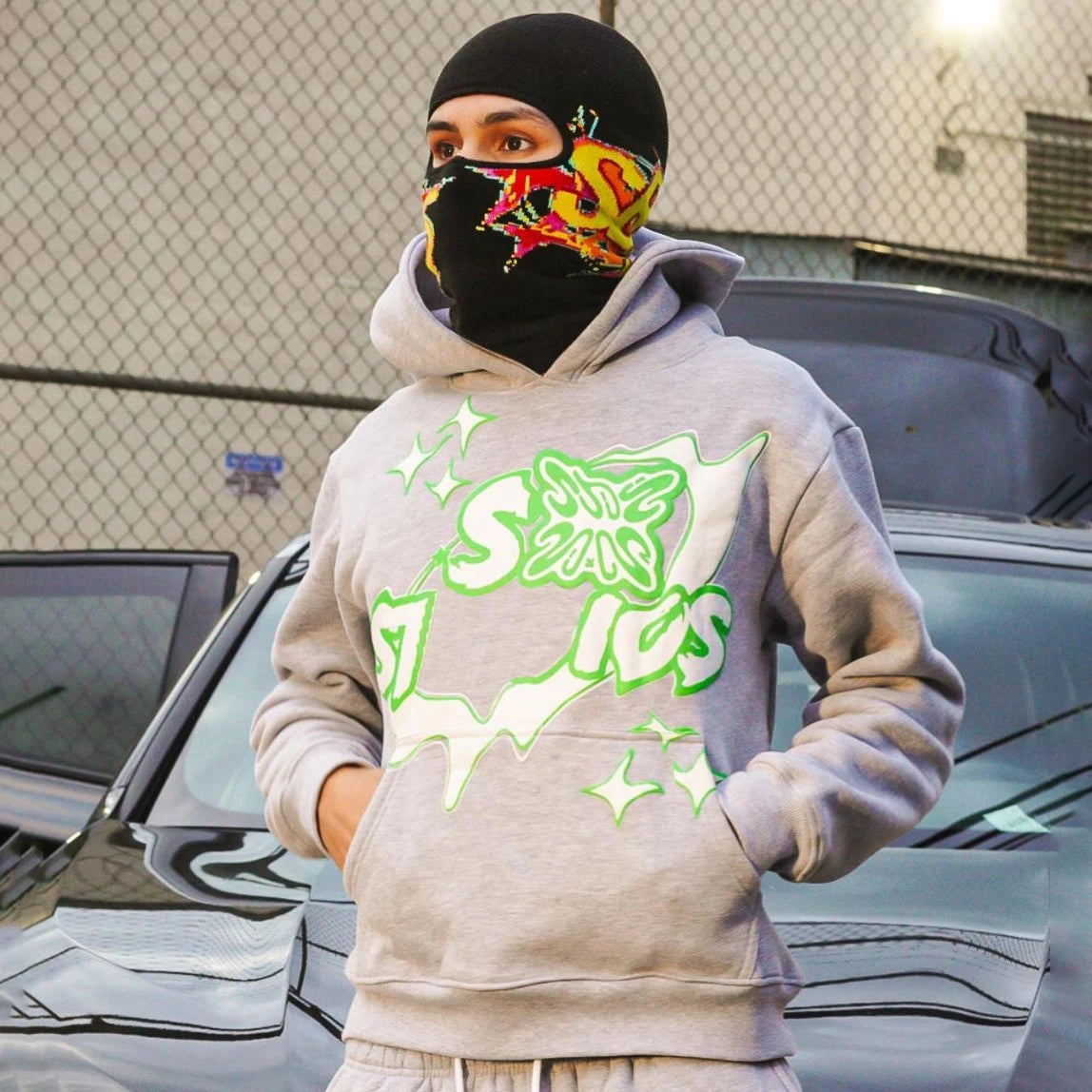 Tracksuits for Men Custom Logo Puff Printing Streetwear Pants Heavyweight Hoodie Sets Jogging Suits Unisex