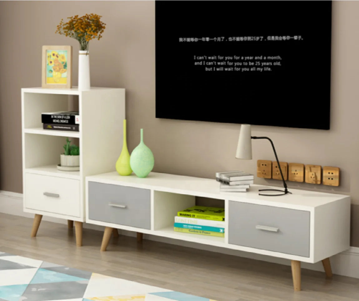 AILICHEN Nordic Tv Cabinet Modern Modern Living Room Tv Wall Cabinet Simple and Economical Home Tv Cabinet