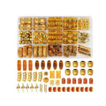 New Braiding Hair Rings 12 Style Jewelry for Braiding Hair Dreadlock Jewelry Hair Beads Braid Accessories