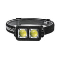 Howlighting Headlamp Rechargeable LED Headlight Long Battery Life Adjustable Camping Hiking ABS Plastic Induction Headlight