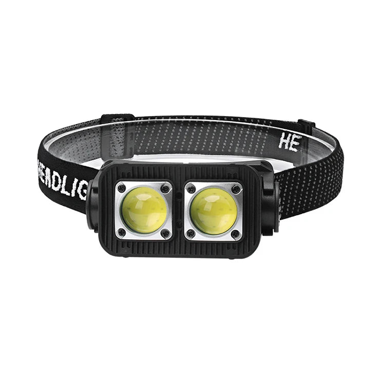 Howlighting Headlamp Rechargeable LED Headlight Long Battery Life Adjustable Camping Hiking ABS Plastic Induction Headlight