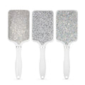Masterlee Rhine Stone Back Air Cushion Brush Luxury Diamonds Scalp Massage Detangling Hair Brush Set MegaBDM