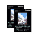 Bview Art Acid Free 300gsm Paper 9x12 Inch Cold Press Artist Adult Watercolor Pads for Watercolor Painting