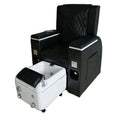 New Black  Pedicure Bowl and Chair Luxury Foot Spa Pedicure Chair No Plumbing