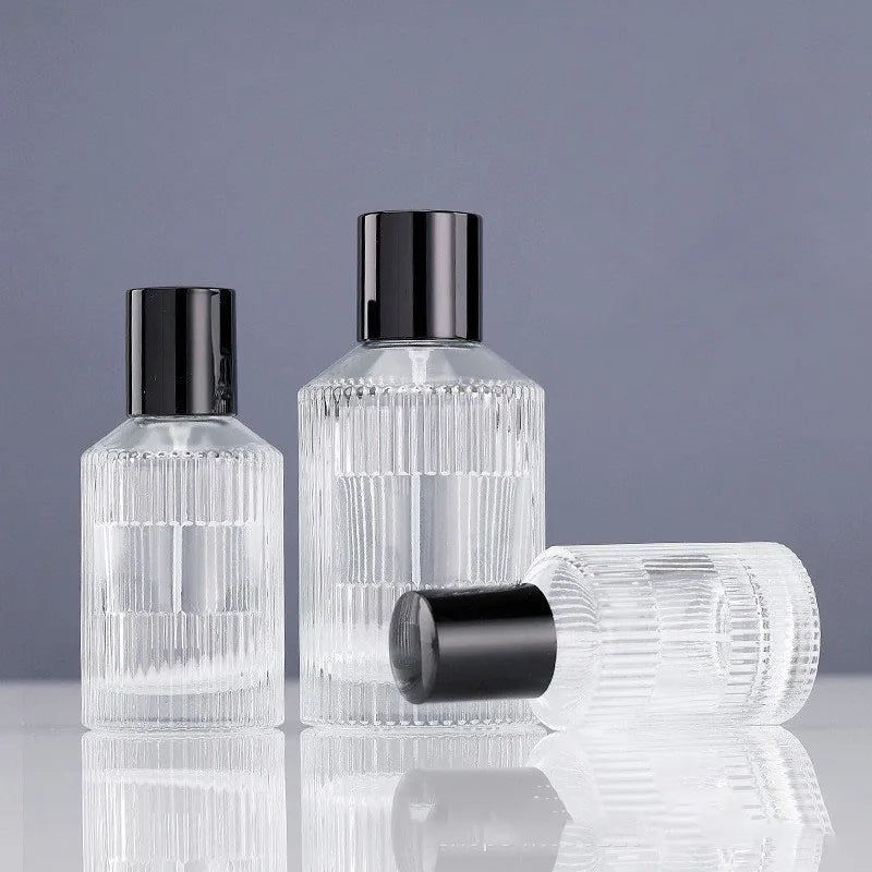 In Stock Perfume Bottle Packaging Luxury 30Ml 50Ml 100Ml Empty Round Perfume Bottle