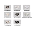 White Mercerized Pre-wound Bobbins Size-L Polyester Thread for Machine Embroidery Crochet & Sewing 75d/2 70d/2