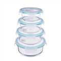 Kitchen Storage Box Transparent High Borosilicate Glass Storage Containers Glass Refrigerator Container Meal Prep Container