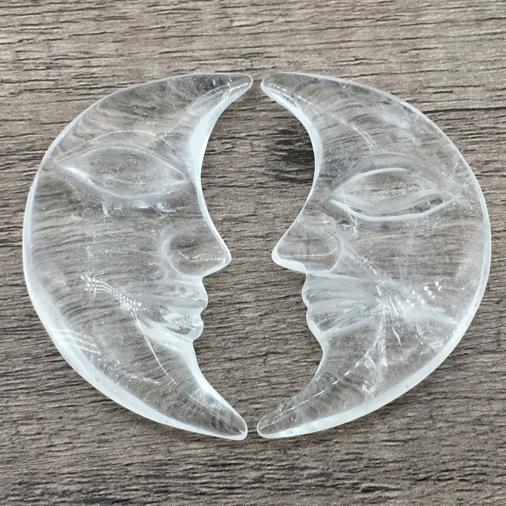 DIY Natural clear Quartz Moon Wholesale Price for Bulk Order Buy From king Gems