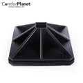 HVAC 4pcs Universal Rubber Shock Mounting Proof Floor Heat Pumps Anti Vibration Feet Pads Big Foot Support for air Conditioning