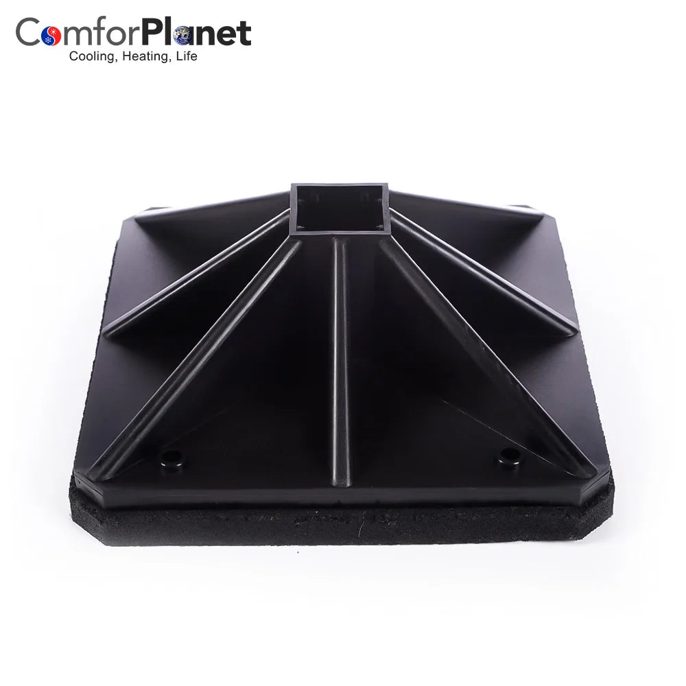 HVAC 4pcs Universal Rubber Shock Mounting Proof Floor Heat Pumps Anti Vibration Feet Pads Big Foot Support for air Conditioning