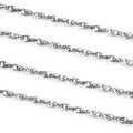 New stainless steel square line double woven chain thin DIY necklace bracelet fashion accessories clothing pendant Tagor Jewelry