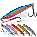 Wholesale Japan Mold 3D Printing 7g 10g 15g 20g 30g Spanish Mackerel Fishing Metal Jig Lure Shore Casting Boat Fishing Tuna Lure