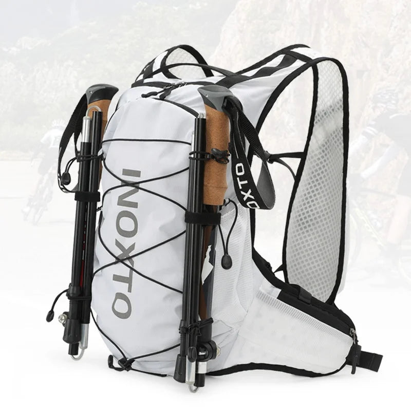 Ultra-Light Reflective Off-road Trail Race Running Vest Pack Hydration Backpack for Marathon Cycling Triathlon