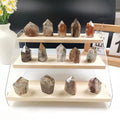 Crystal Healing Energy Stone a Thousand Layer Garden Phantom Lodolite Quartz Point Wand