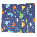 Printed Cotton Cartoon Dinosaur World Pattern Children Baby Weighted Cotton Blanket