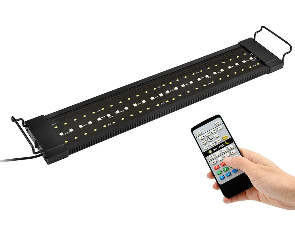 32-74cm Planted Aquarium LED Lighting Lamp 110V-240V Automated Timer Dimmer Fish Tank Light for Aquarium Aquariums & Accessories