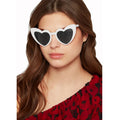 Lucky MN8805 Eyewear Promotion Retro Women Latest Fashion Heart Shaped Sunglasses
